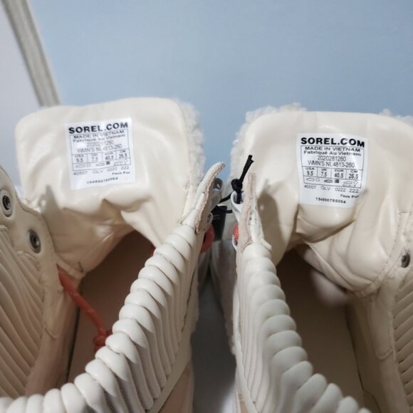 NWT Sorel Brex Cozy Shearling Lace-Up Boot Sz 9 - Picture 9 of 10